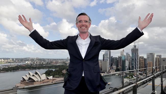 NSW Premier Dominic Perrottet is ready to welcome international tourists back to Sydney. Picture: Toby Zerna