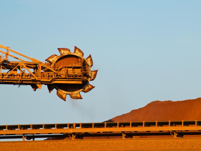 Iron Ore Mine Site Port Hedland Western Australia