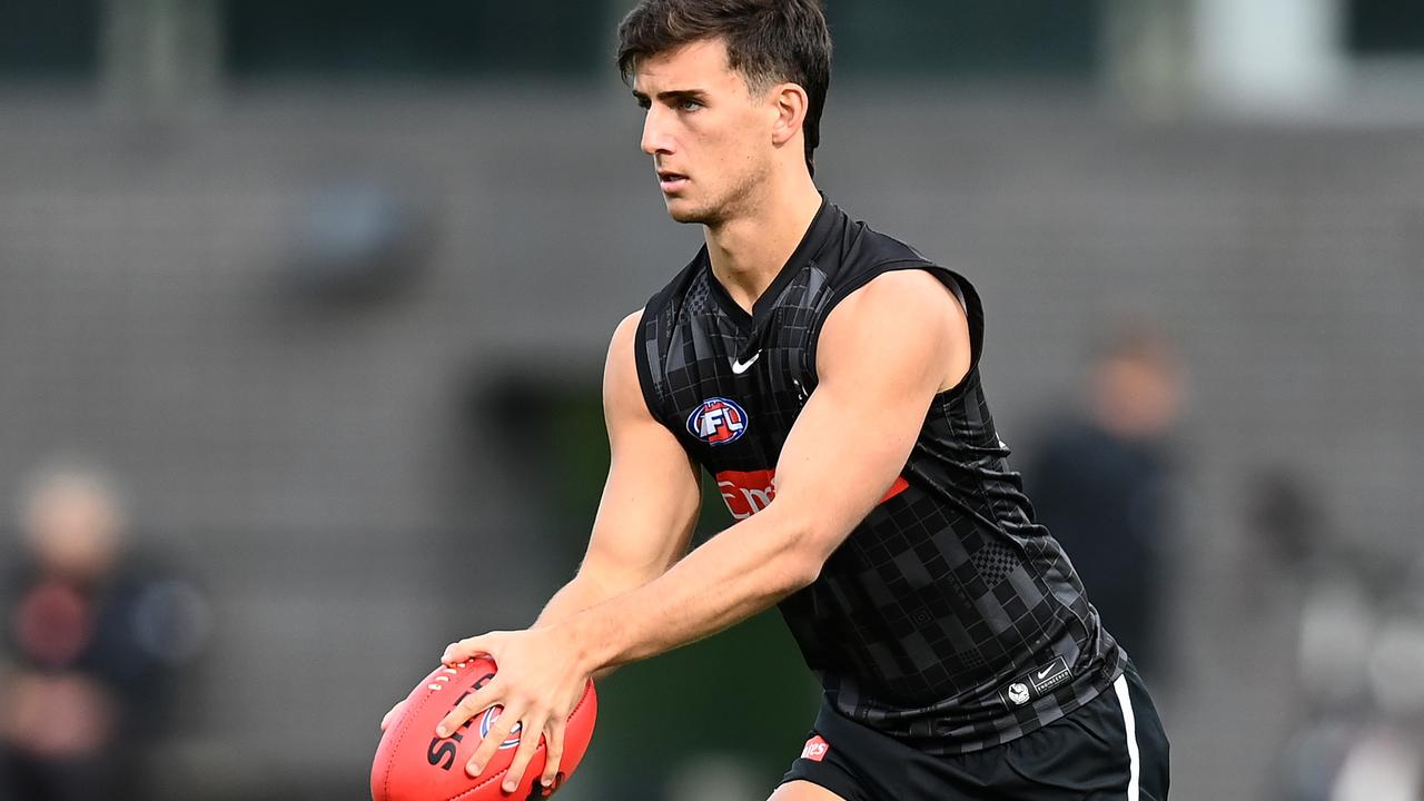 Craig McRae still hopes Nick Daicos (pictured) and other under-the-weather Magpies will play against Richmond. Picture: Getty Images