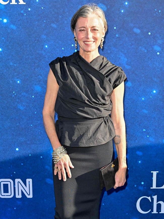 Mia Sara made her red carpet return on Monday. Picture: Robyn Beck/AFP
