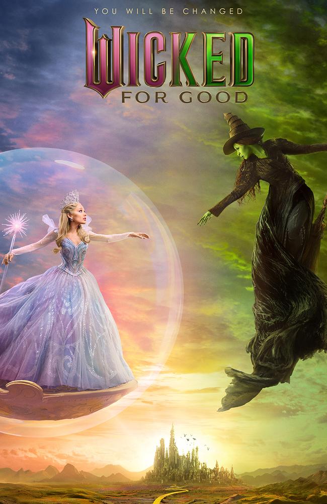 Wicked: For Good premieres in Aussie cinemas on November 20. Picture: Universal