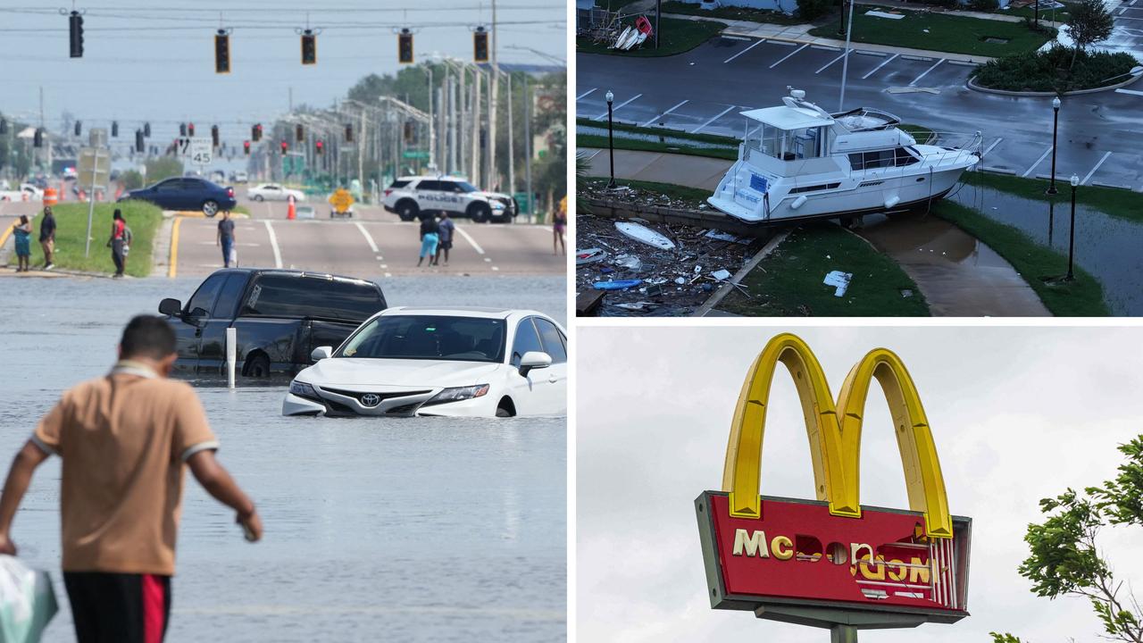 Aftermath of Hurricane Milton in Florida.