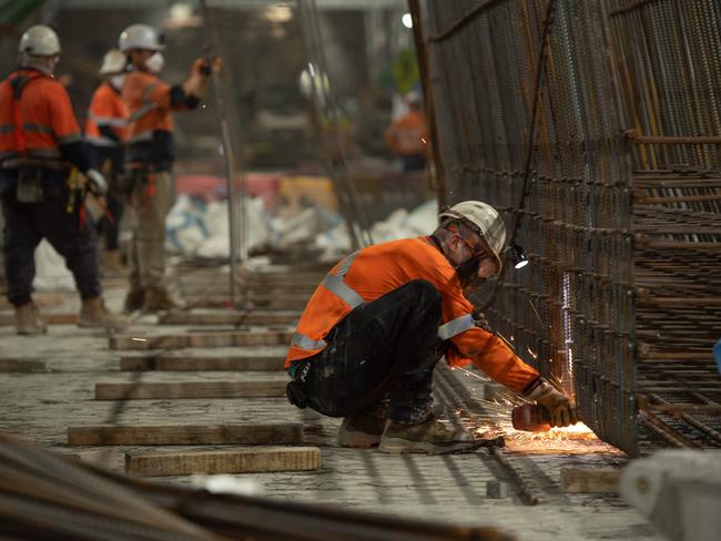 06-12-2021 Cross River Rail project, Roma Street. PICTURE: Brad Fleet