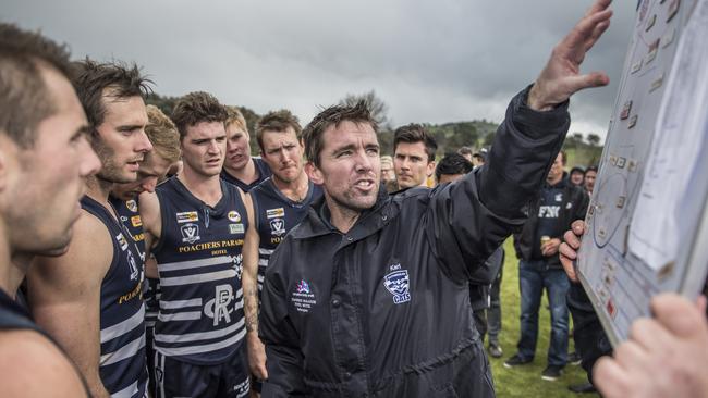 45 players turned up at his hospital appointment to support him. Picture: Jason Edwards