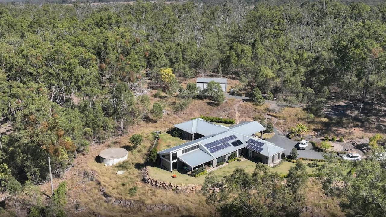 The Crawford property where Mrs Crawford’s body was located.