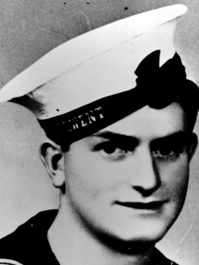 Aust sailor Ordinary Seaman Teddy Sheean. The fifth Collins class submarine has been named after him.