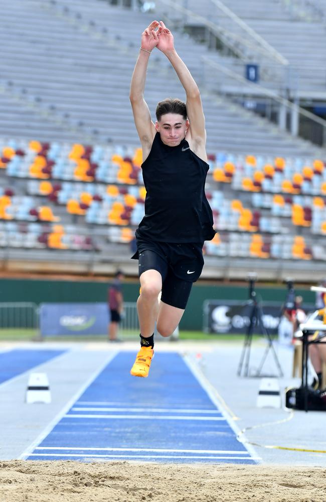 Queensland track and field state titles Saturday March 15, 2025. Picture, John Gass