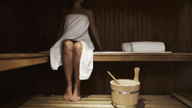 There’s nothing relaxing about being confronted by a knife-wielding nudist at a sauna.