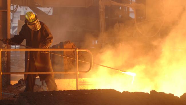 *ADVERTISER ONLY* Blast furnace cast house floor. Steelmaking has resumed at the Whyalla Steelworks after an expert and exceptional, GFG Alliance team was able to restart the blast furnace., The blast furnace restart operation began after an unexpected delay following a planned, routine maintenance shut down in March., A series of recent breakthroughs allowed workers in power and services, maintenance,, and steelmaking divisions to return to their regular shift rosters earlier this week. Picture: Supplied