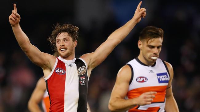 St Kilda turned heads with their win over the Giants. Photo: Adam Trafford/AFL Media/Getty Images