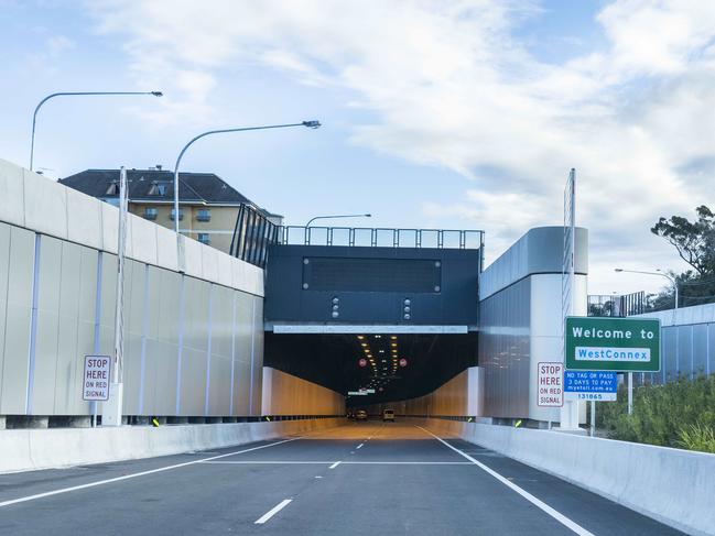 The WestConnex officially opened today. Picture: AAP/Matthew Vasilescu