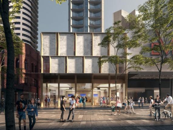 Event’s vision for the new George St project. Picture: Doug and Wolf