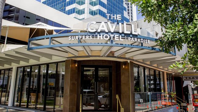 The Cavill Hotel sits in Surfers Paradise where Melbas was once located. Picture: Jerad Williams