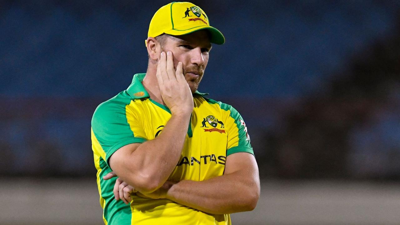 Australian T20 captain Aaron Finch is hoping to lift the World Cup. Picture: Randy Brooks / AFP