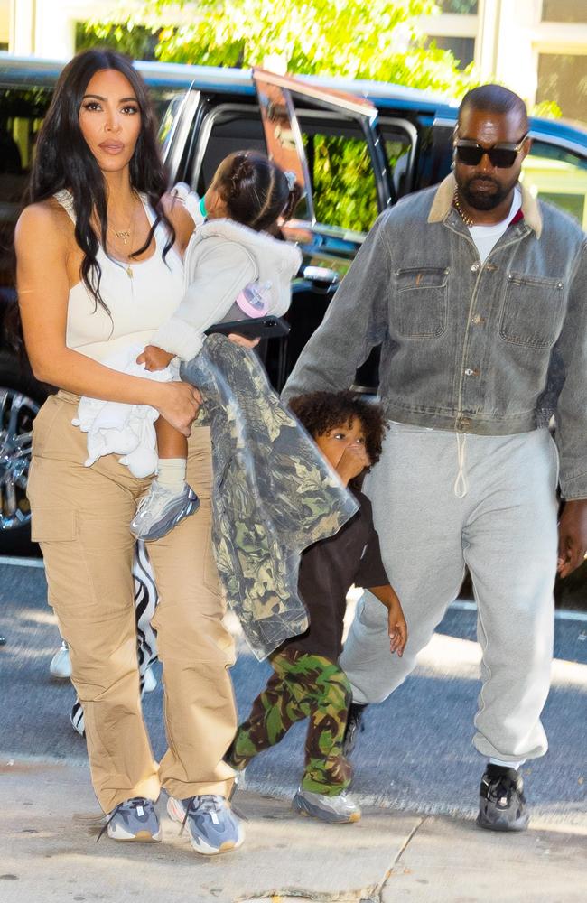 Kim and Kanye, who share four children together, are in the middle of a nasty divorce. Picture: Gotham/GC Images