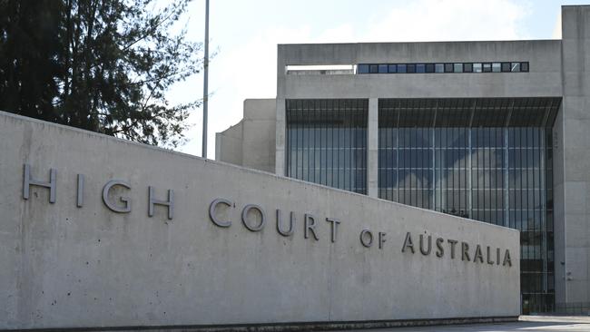 The High Court of Australia in Canberra. Picture: NCA NewsWire / Martin Ollman