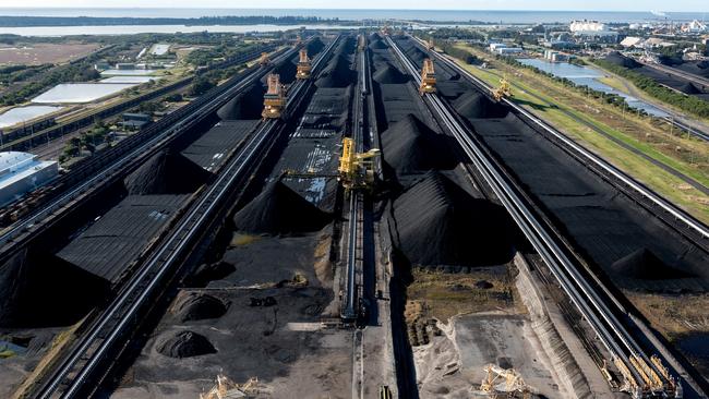 The Newcastle coal export terminal. Picture: Bloomberg