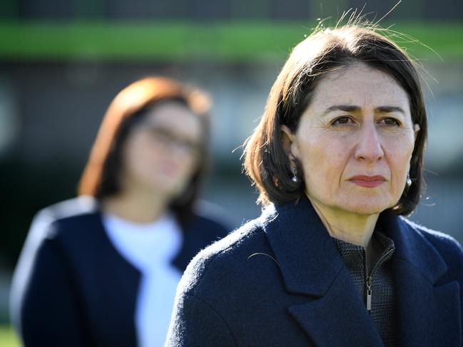 Gladys Berejiklian is holding out against border closures. Picture: AAP.