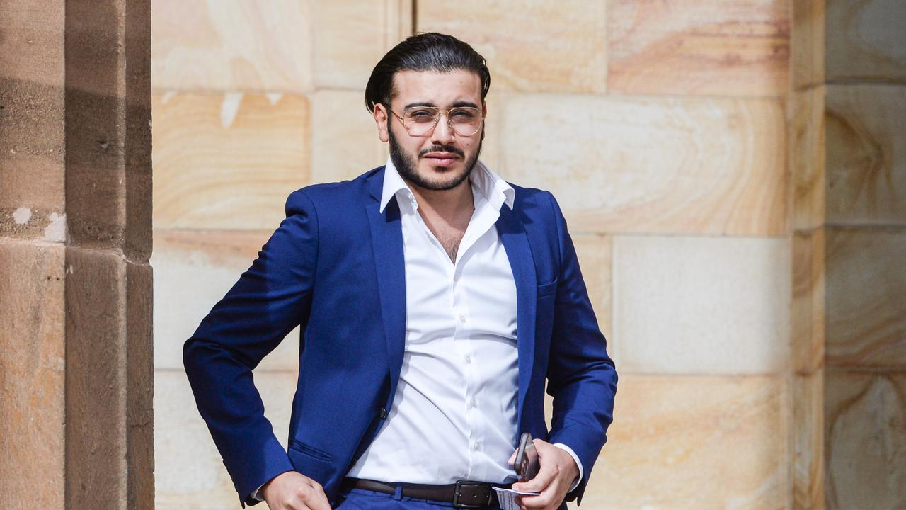 Abdul Kadws Mohammad Amin leaves the Adelaide Magistrates Court after an earlier appearance. Picture: NewsWire/Brenton Edwards