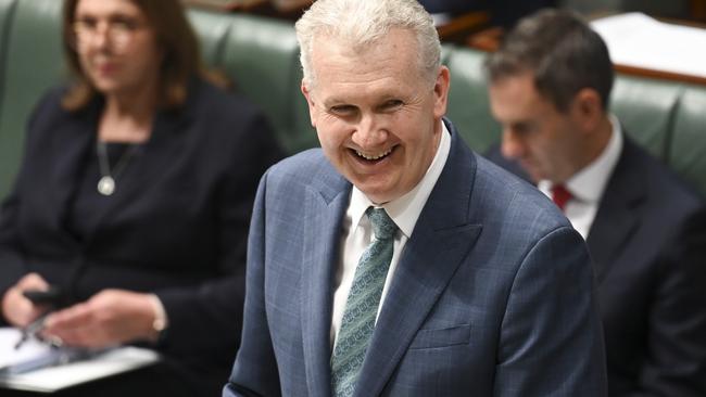 Workplace Relations Minister Tony Burke during Question Time at Parliament House in Canberra on December 7, 2003. Picture: Martin Ollman