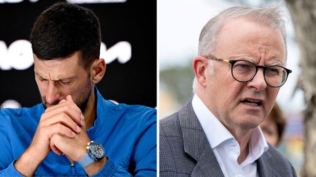 Anthony Albanese has weighed in on the Novak Djokovic controversy urging more "respect across the board" and criticising boozy crowds at the tennis for heckling players during a fault.