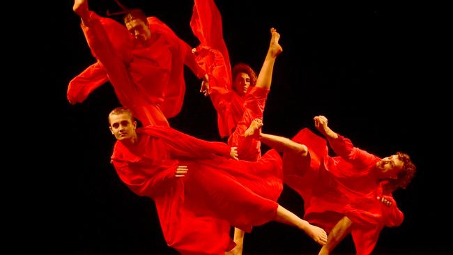 BEST PHOTOGRAPHS 2022. Evan Morgan. Dancenorth dancers Damian Meredith, Sabine Crompton, Marlo Benjamin and Michael Smith in Noise. Picture: Evan Morgan