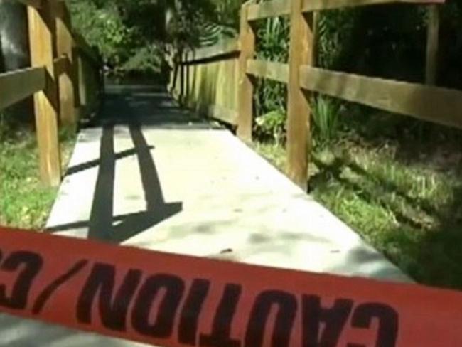 Closed ... An area of Blue Spring State Park was sealed off after the incident. Picture: FOX 35