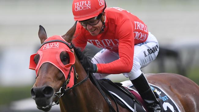 Can Redzel score back-to-back wins in The Everest? Picture: AAP