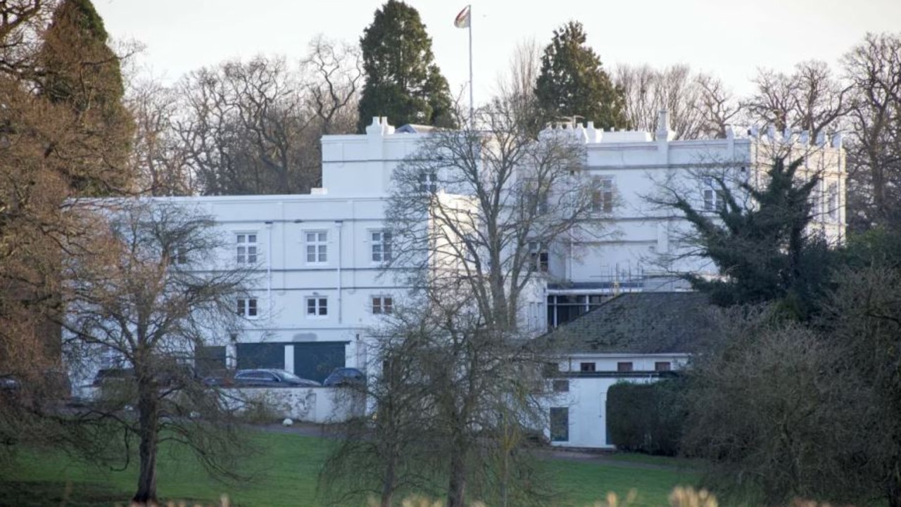 Recently, Royal Lodge appeared in disrepair with cracks and black mould over the exterior walls.