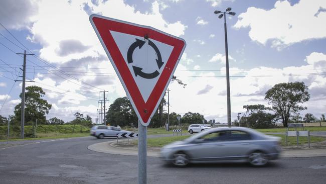 The P-plater failed to give way at a roundabout. Picture: Wayne Taylor