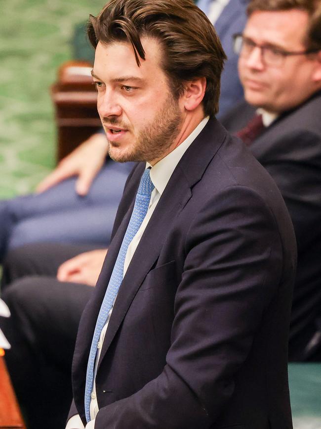 Jack Batty accused Labor of being misleading – claims the government hotly denied. Picture: Russell Millard Photography