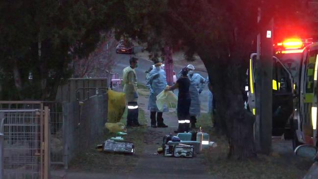 The body of a woman in her 30s was found at an Emerton home on Monday. Picture: TNV