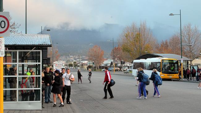 Glenorchy bus mall.