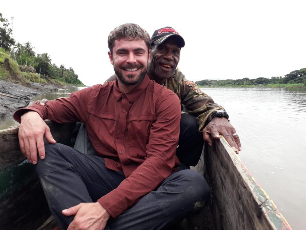 Efron in PNG. Picture: facebook.com/cyril.tara