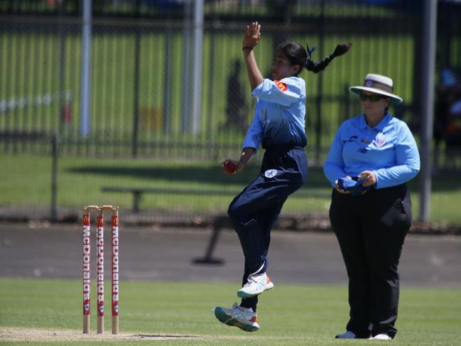 Aishleen Gir takes aim. Picture Warren Gannon Photography