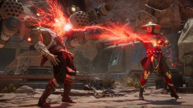 A screenshot from the video game Mortal Kombat 11. The movie will be based on the hugely popular martial arts game.