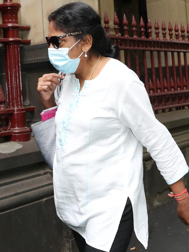 Kumuthini Kannan outside court. Picture: David Crosling