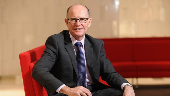 Beyond Bank CEO Robert Keogh in his office. Picture: Keryn Stevens