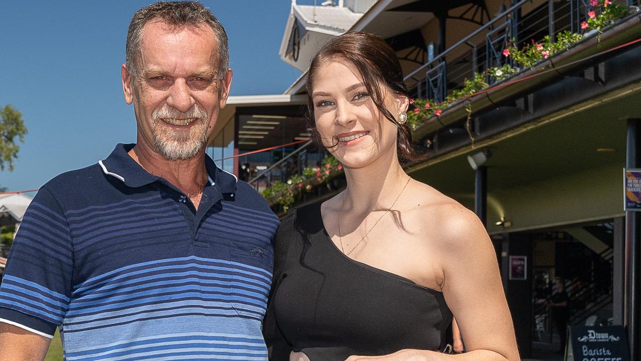 Jamie Ryan and Bella Boyd at the 2023 Darwin Cup Carnival Guineas Day. Picture: Pema Tamang Pakhrin