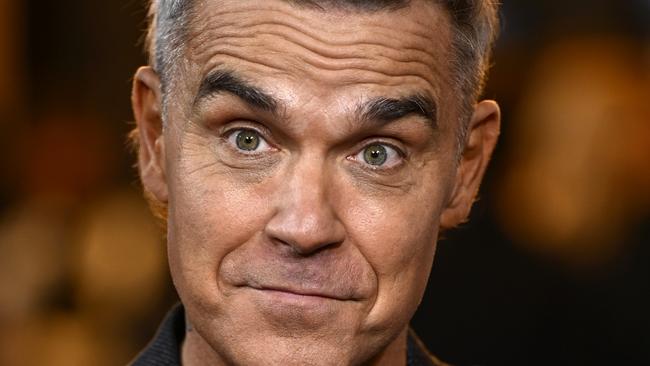 Robbie Williams’ new biopic has flopped at the box office. Picture: Gareth Cattermole/Getty Images