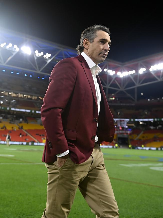 Billy Slater after State of Origin game at Suncorp Stadium. Picture: NRL Photos/Gregg Porteous