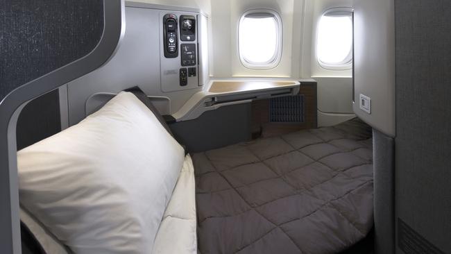 American Airlines Flagship business class on the Boeing 787-9.