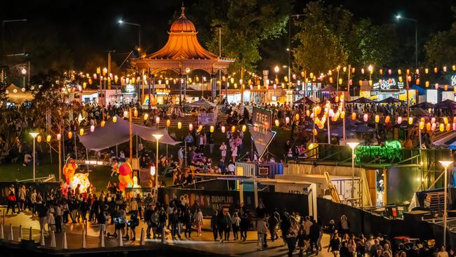 Lucky Dumpling Market at OzAsia Festival. Picture: Xplorer Studio