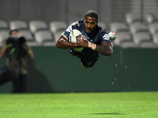 Suliasi Vunivalu of the Storm would love a ‘pie’ - or any form of solid food really. Picture: AAP Image/Joel Carrett