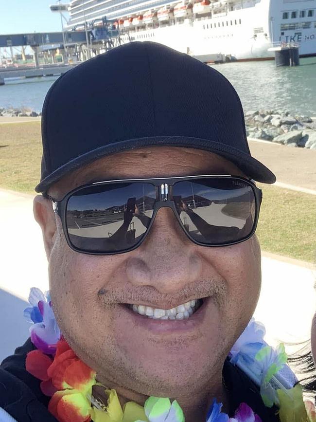 The security guard stabbed in an alleged knife attack outside Westfield Helensvale Shopping Centre has been identified as champion bodybuilder John Whenuaroa, 57. Photo: Supplied.