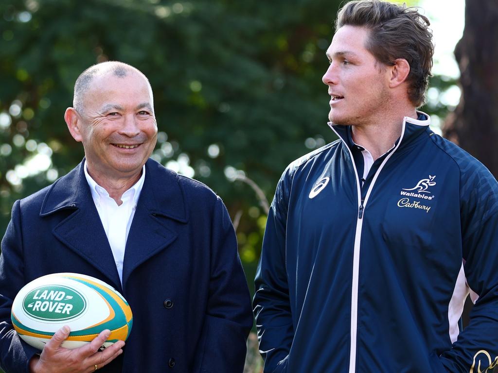 Former Wallabies’ coach Eddie Jones has said Michael Hooper was unfit. Picture: Chris Hyde/Getty Images