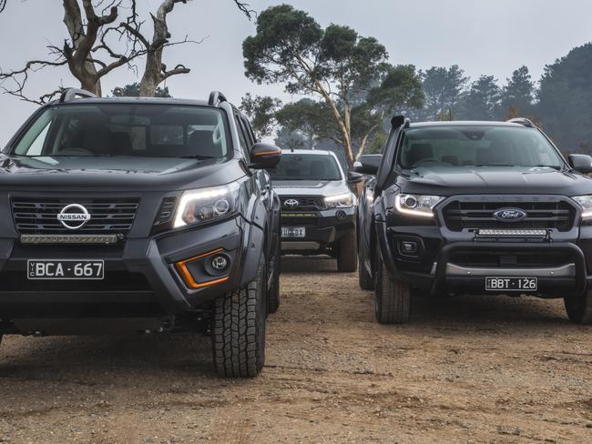 Covid-19 border closures have boosted ute sales as they can be used for recreation. Picture: Mark Bean