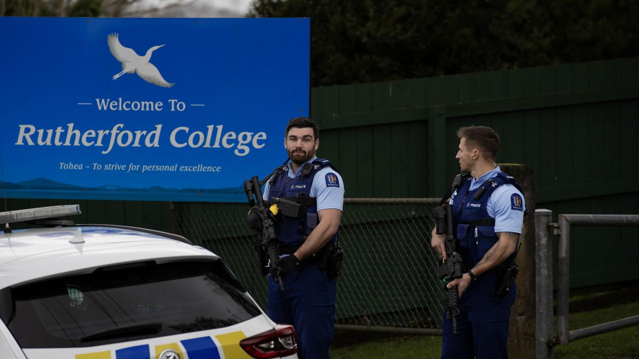 West Auckland schools in lockdown after gunman threat | Herald Sun