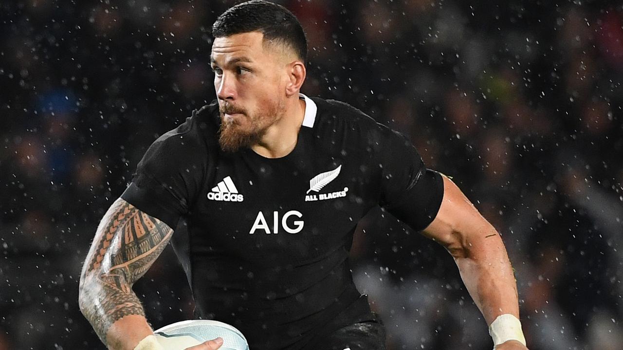 Sonny Bill Williams of the All Blacks during the Bledisloe Cup match.