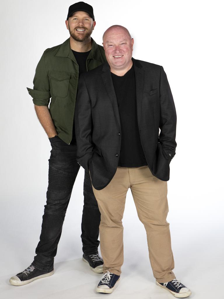 Triple M Breakfast Show hosts Jay Shipston and Dave Peters. Picture: Supplied